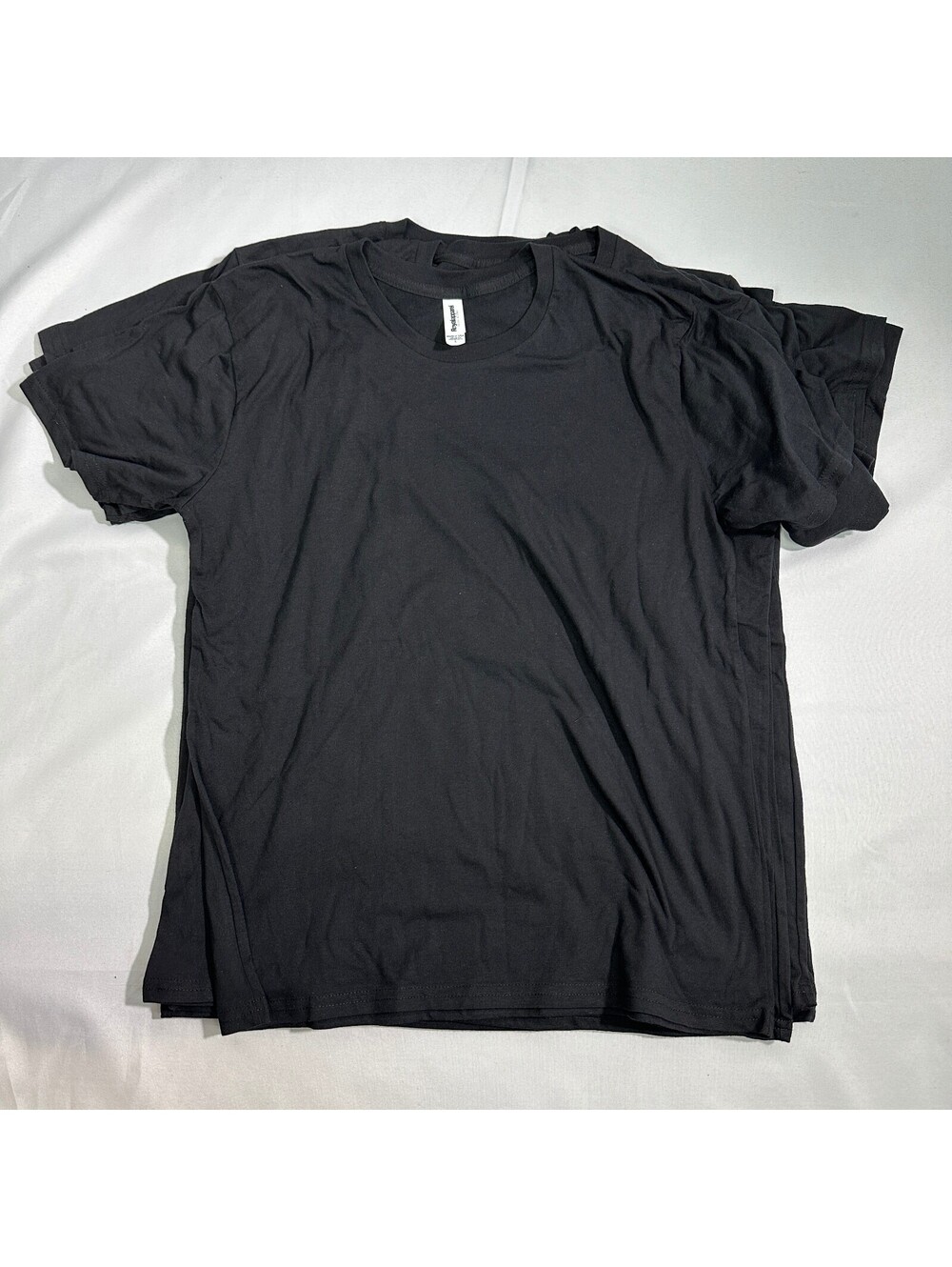 NWT Royal Apparel Mens L Black T-Shirt Made in USA Lot of 6